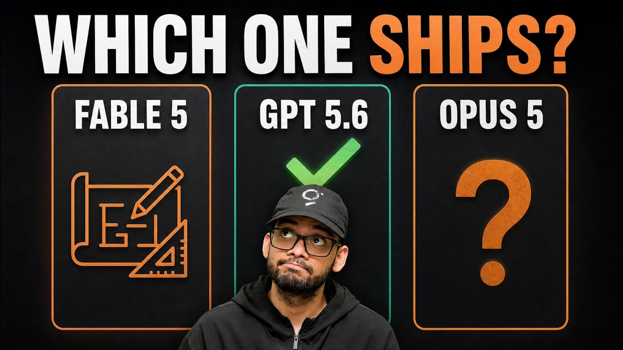 Thumbnail for Fable 5 vs GPT-5.6 vs Opus 5: What I Actually Use